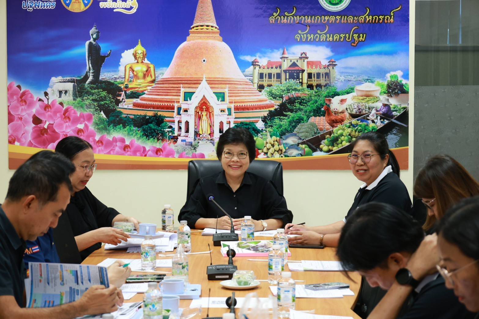 title - ส.ป.ก.นครปฐม เข้าร่วมการประชุมคณะกรรมการศูนย์ติดตามและแก้ไขปัญหาภัยพิบัติ ด้านการเกษตรจังหวัดนครปฐม ครั้งที่ 3/2569